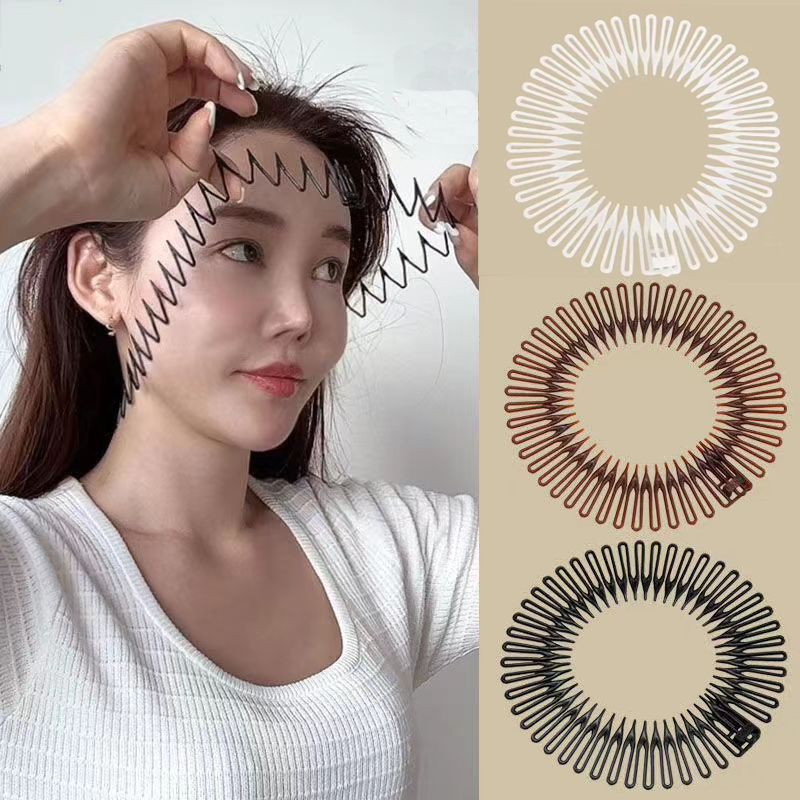 Hair Spa Wellness - Pettine flessibile elasticizzato a cerchio completo