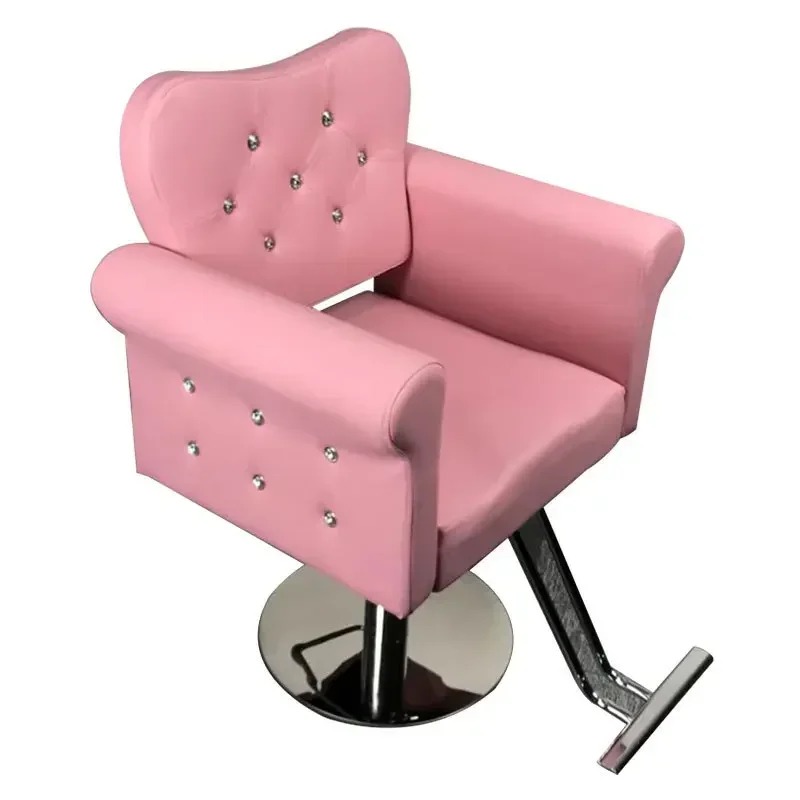 W Spa & Wellness - Poltrona da barbiere portatile rosa per