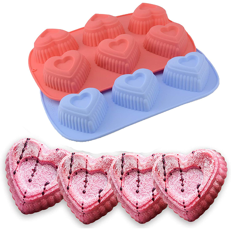 Bath Bomb Mold - Stampi a forma di cuore per